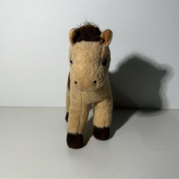 Douglas The Cuddle Toy Brown Standing Horse Plush Stuffed Animal Toy 8” Tall - Picture 2 of 7